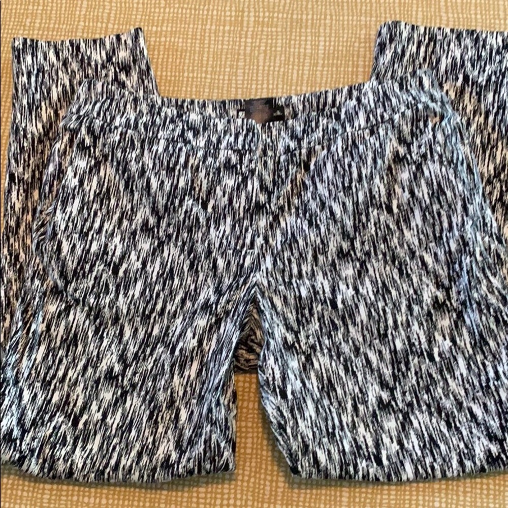 Black and white pants